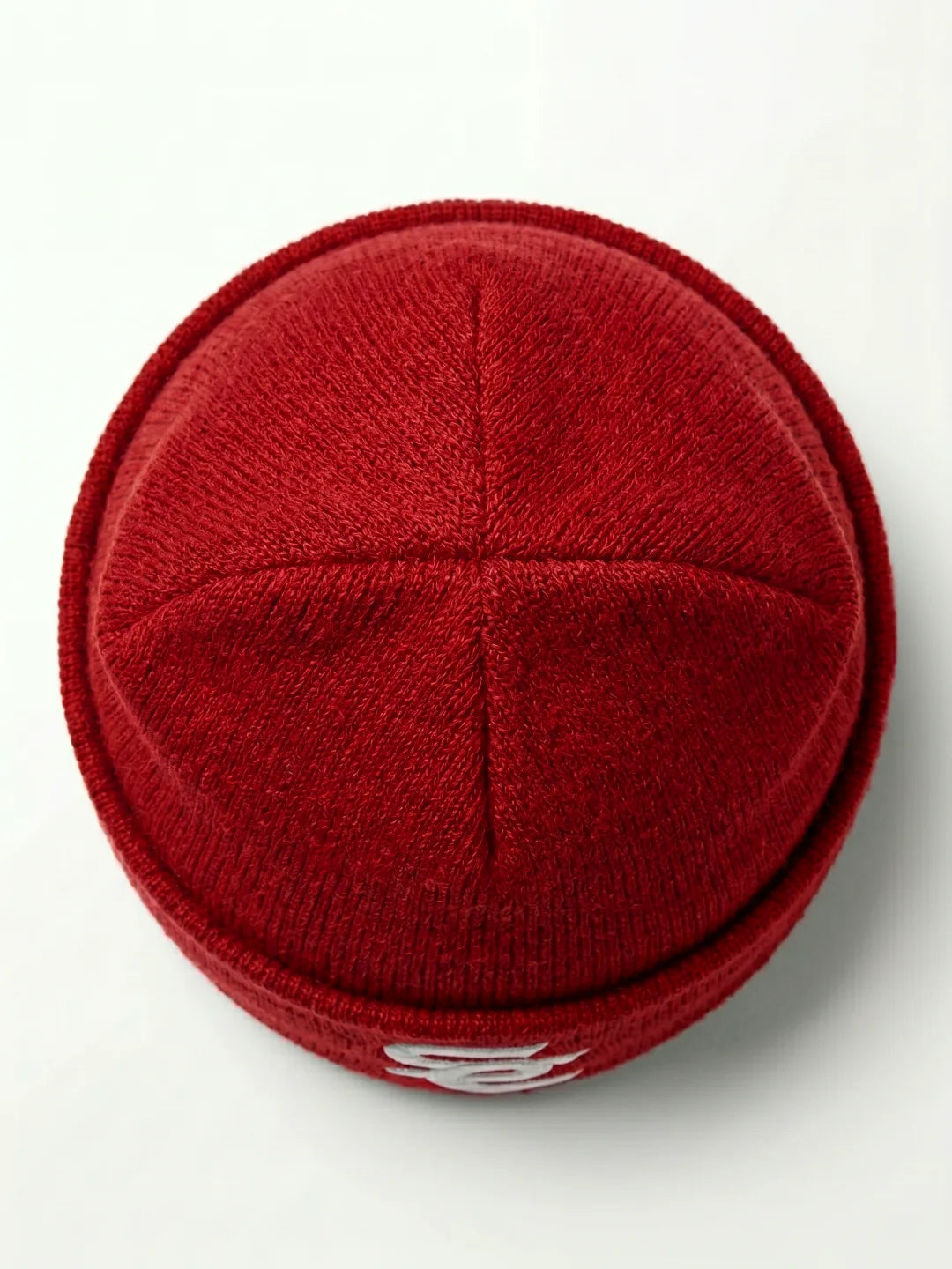 SC Red Monogram Beanie