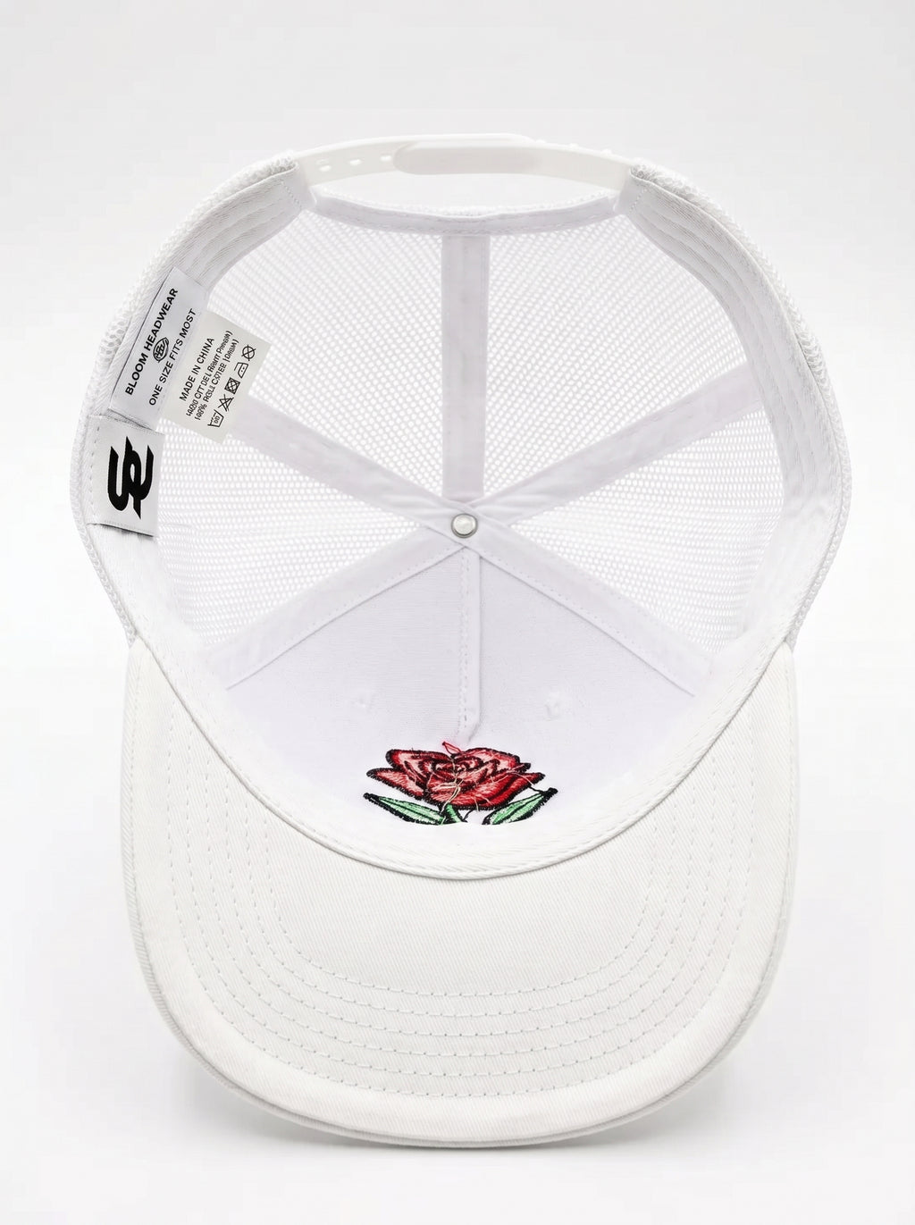 SC White Rosey Trucker Cap
