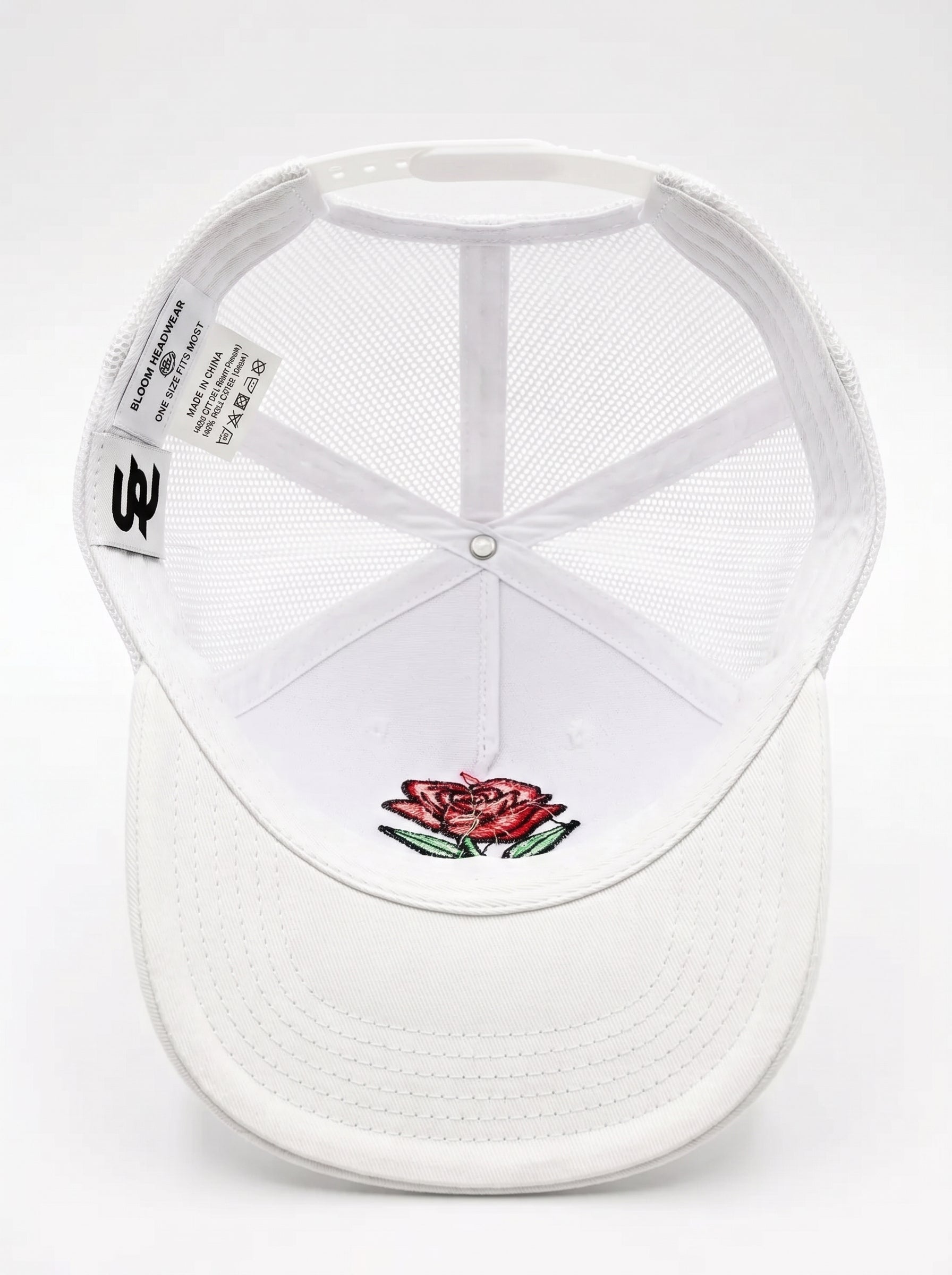 SC White Rosey Trucker Cap
