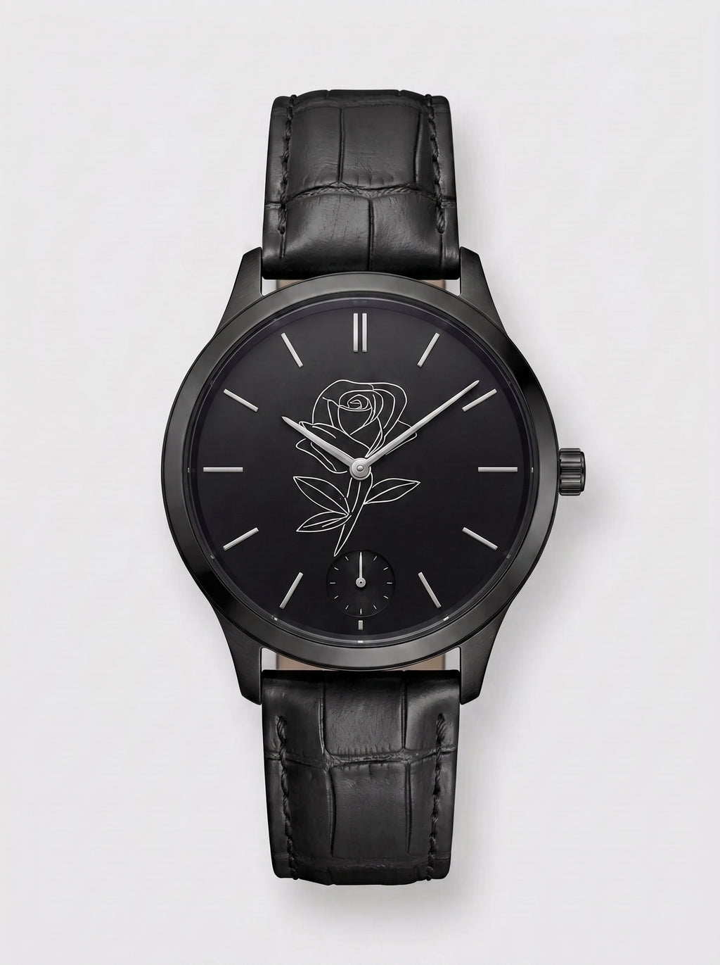 Fetish Black Rose Watch