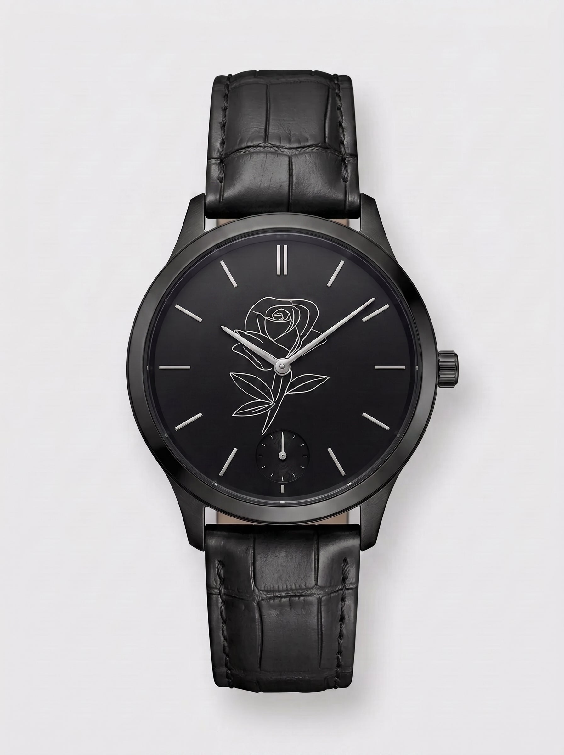 Fetish Black Rose Watch