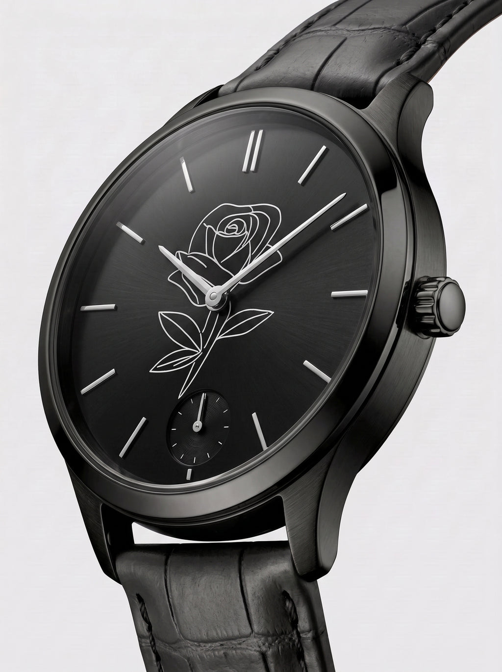 Fetish Black Rose Watch