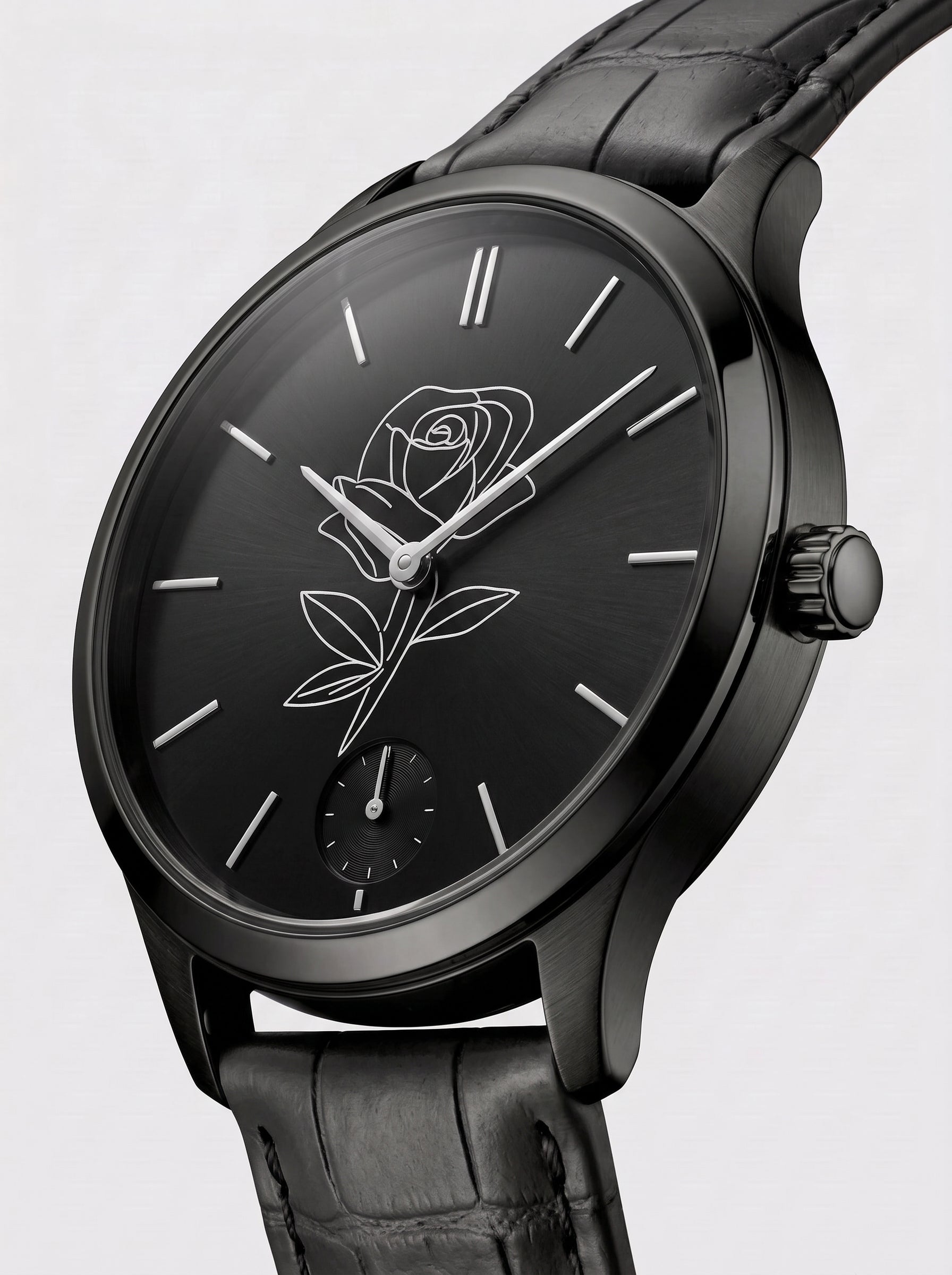 Fetish Black Rose Watch