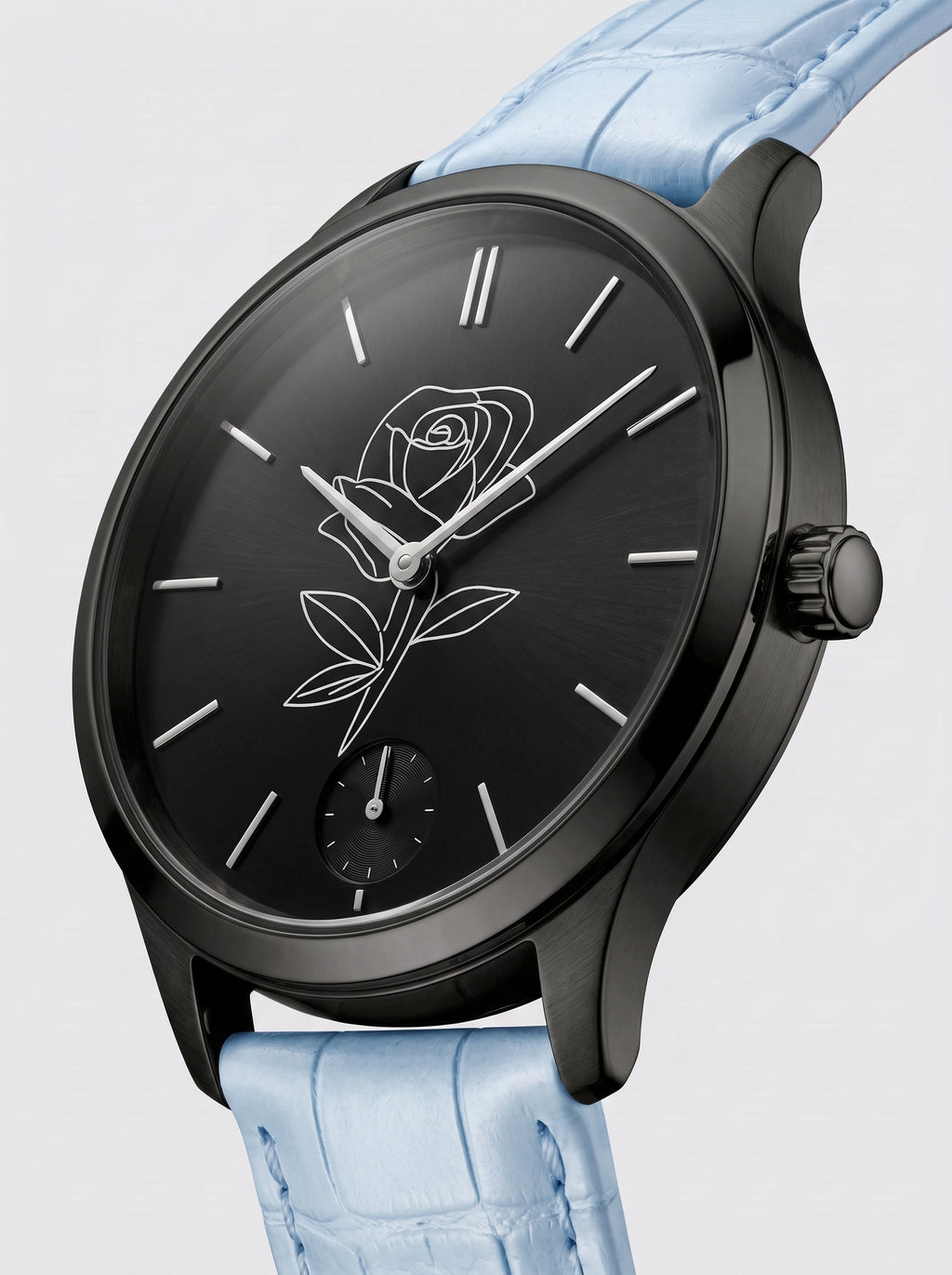 Fetish Blue Rose Watch