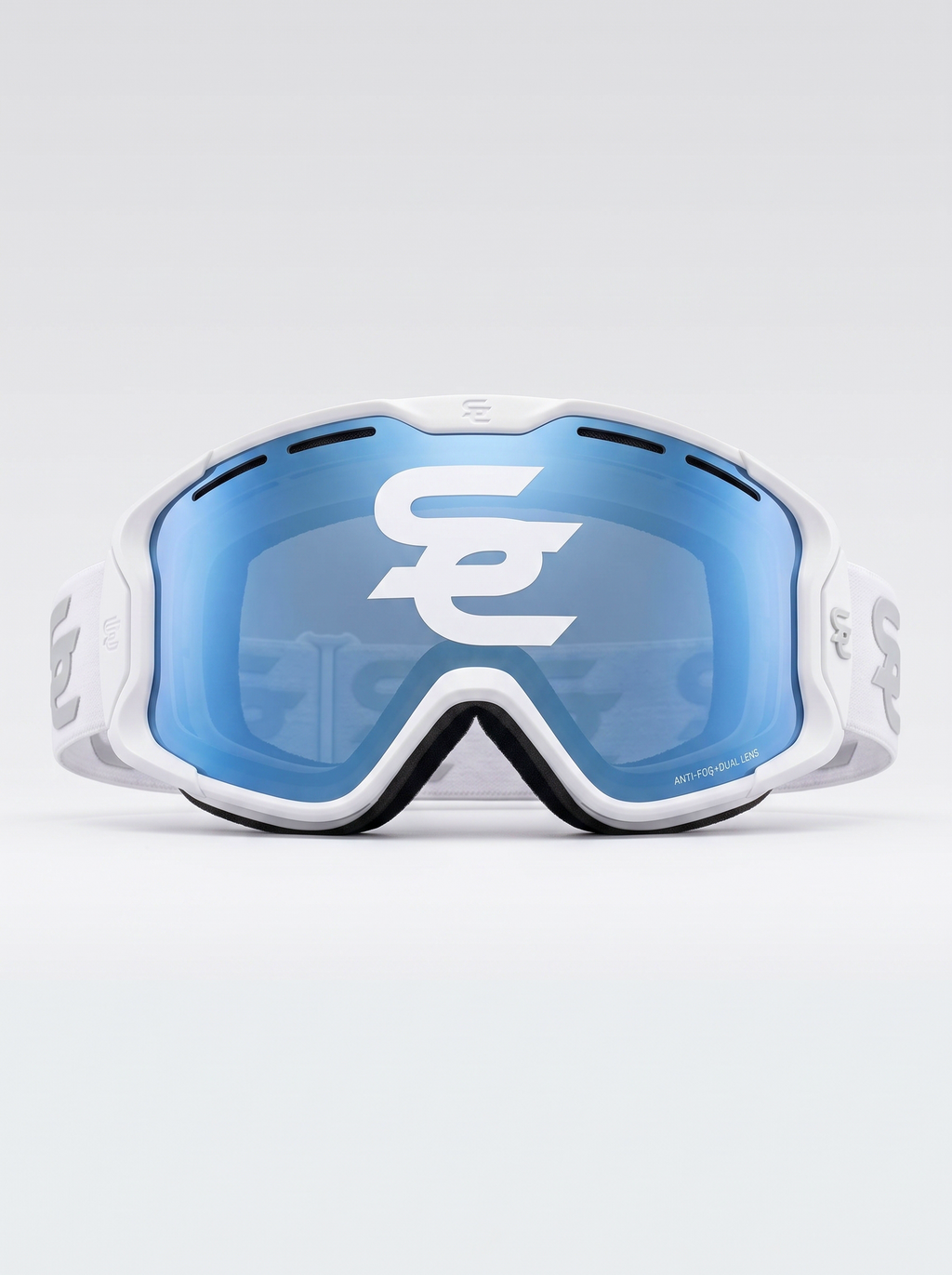 SC White Mono Snow Goggles