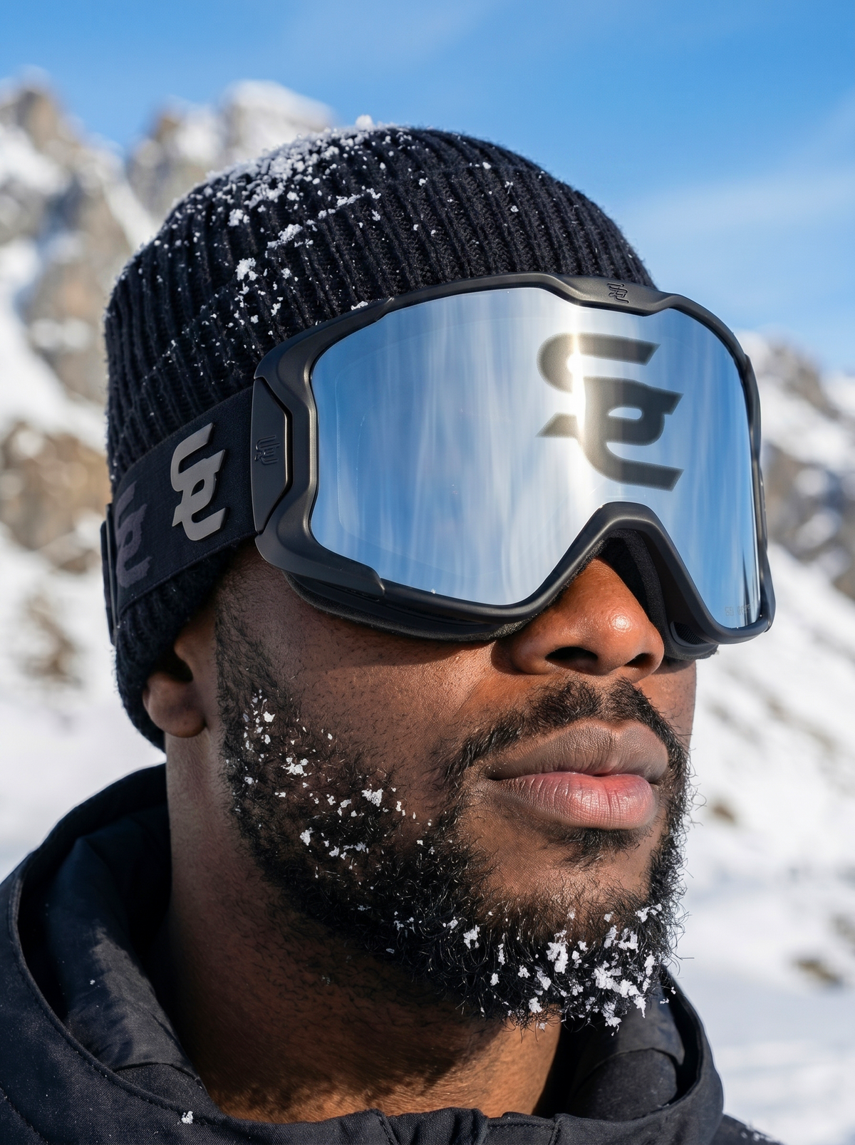 SC Black Mono Snow Goggle