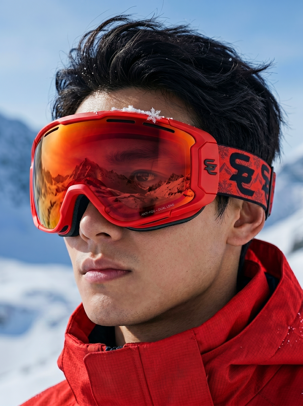 SC Red Mono Snow Goggle