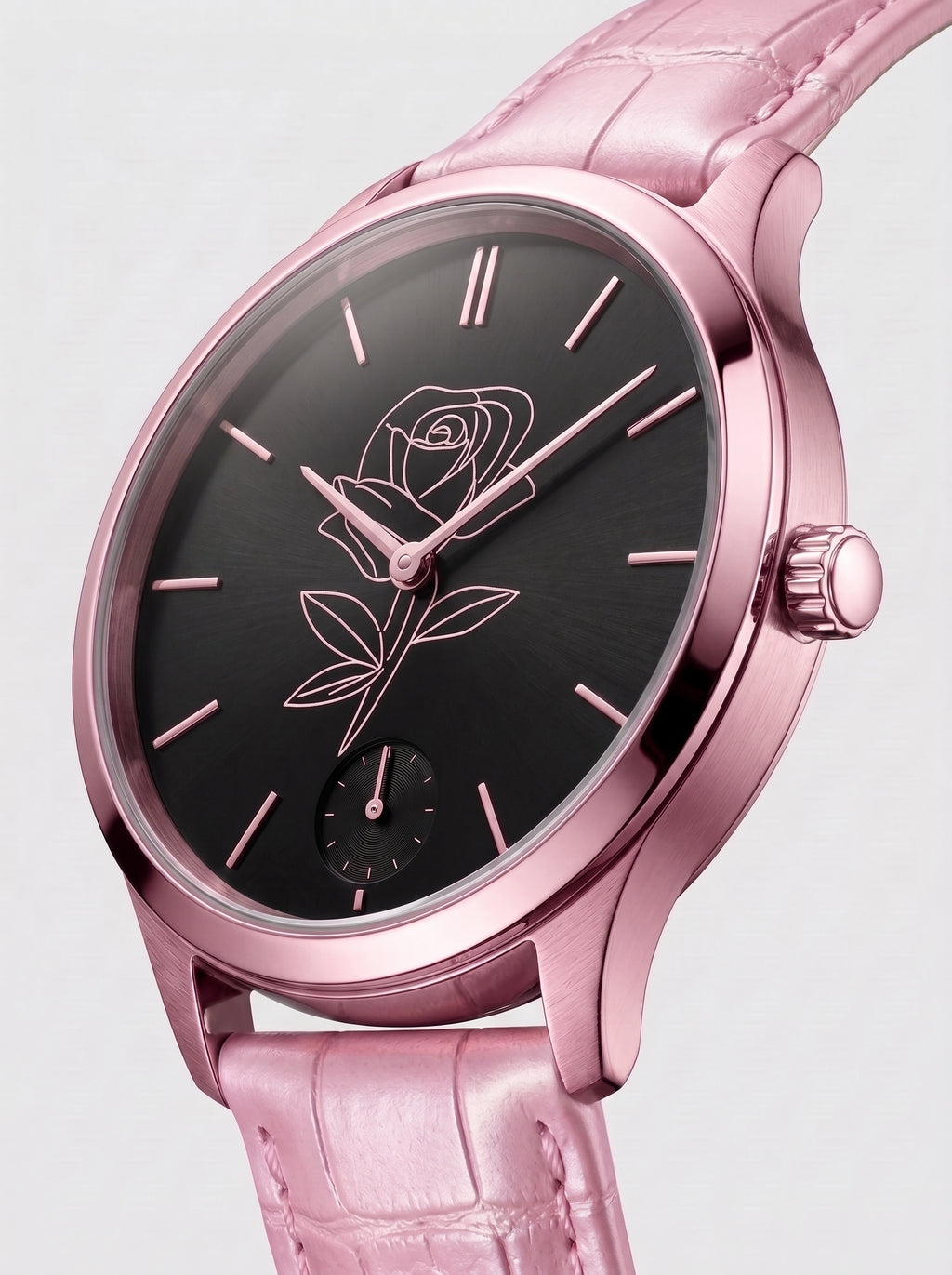 Fetish Pink Rose Watch