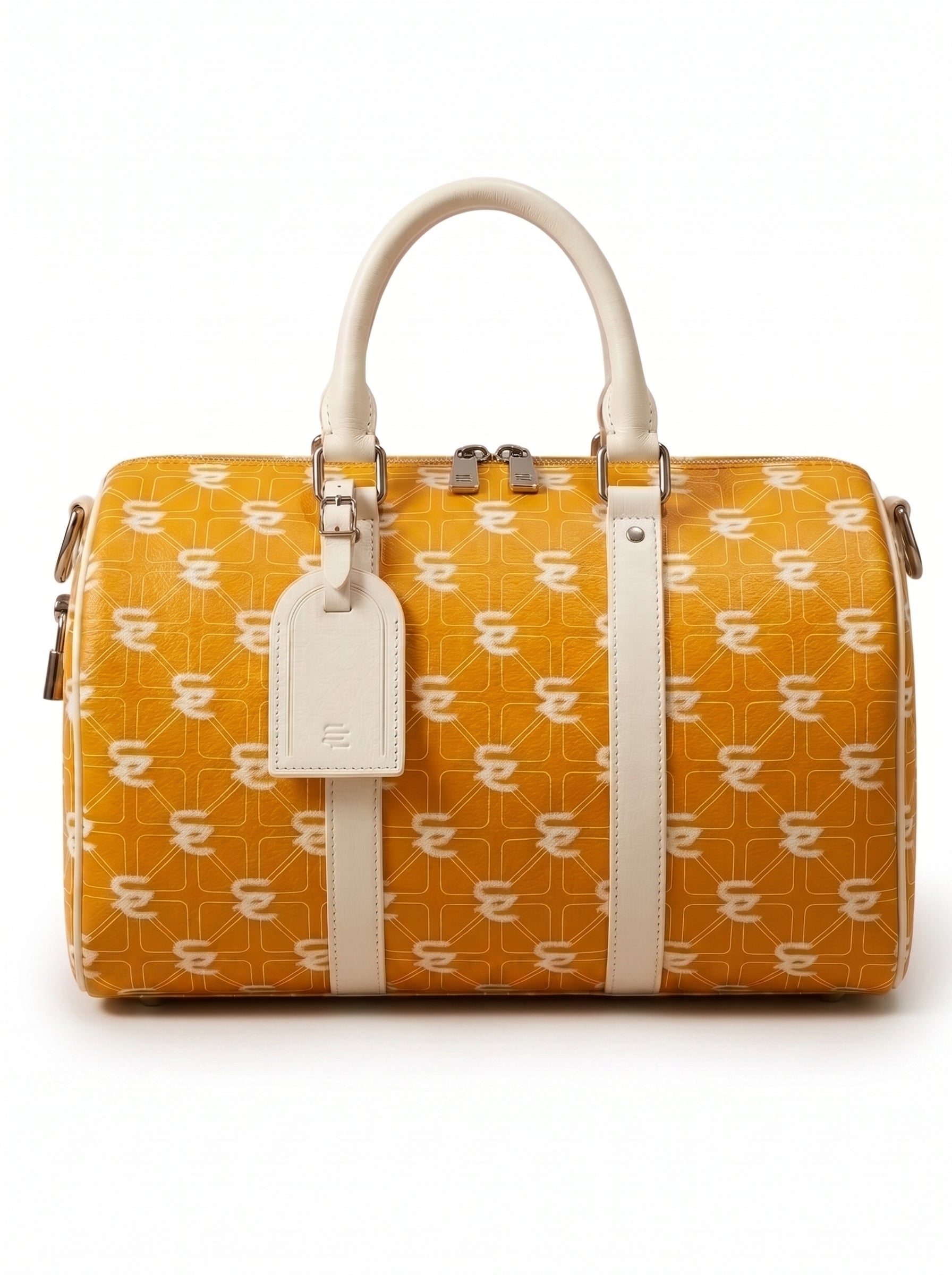 SC Yellow Monogram Travel Bag
