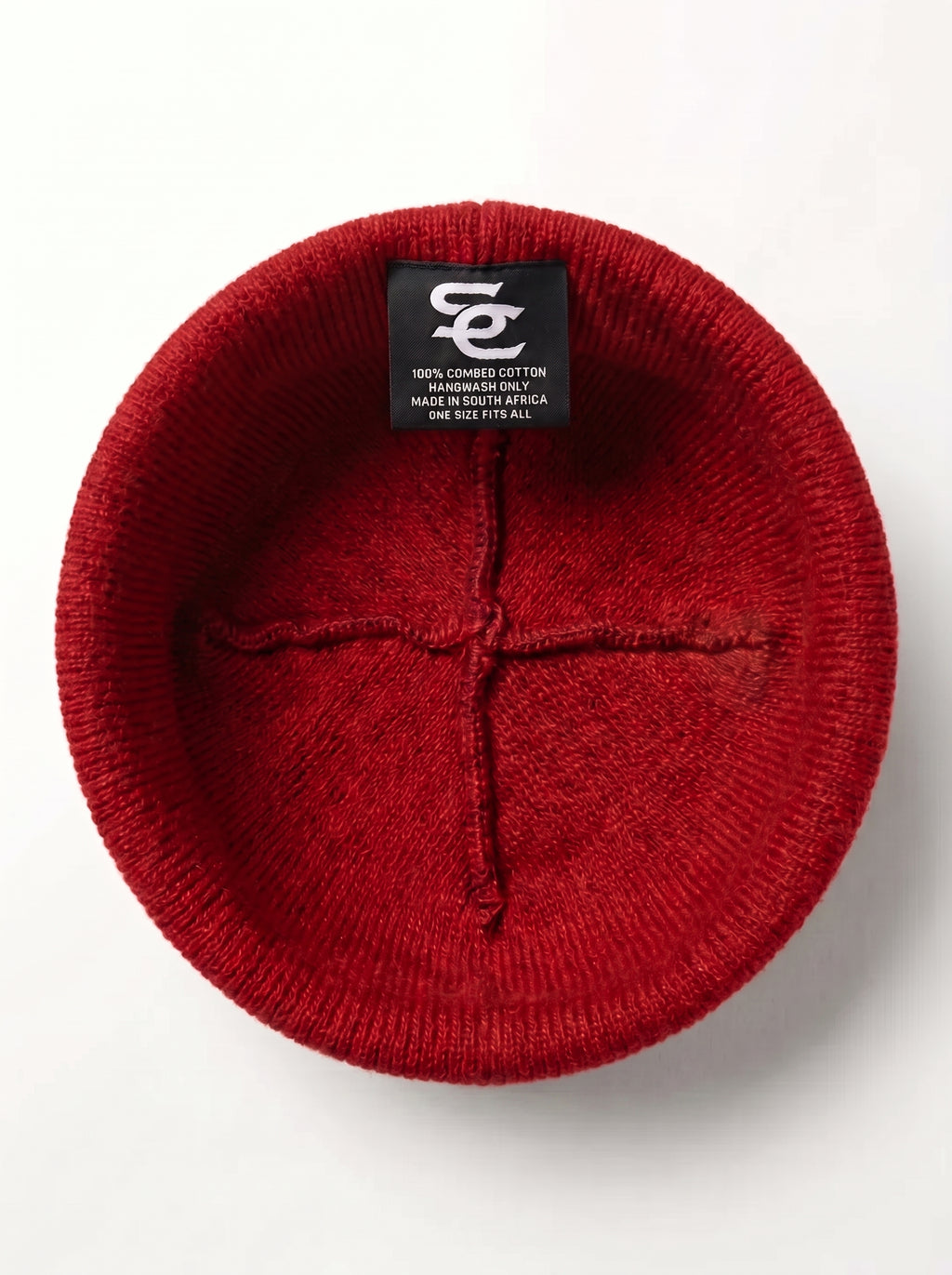 SC Red Monogram Beanie