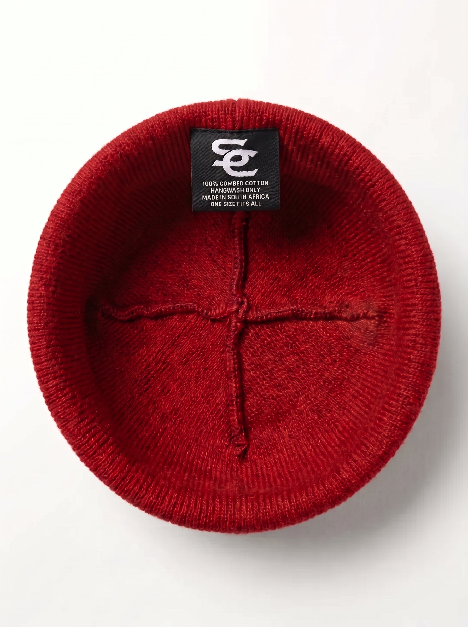 SC Red Monogram Beanie