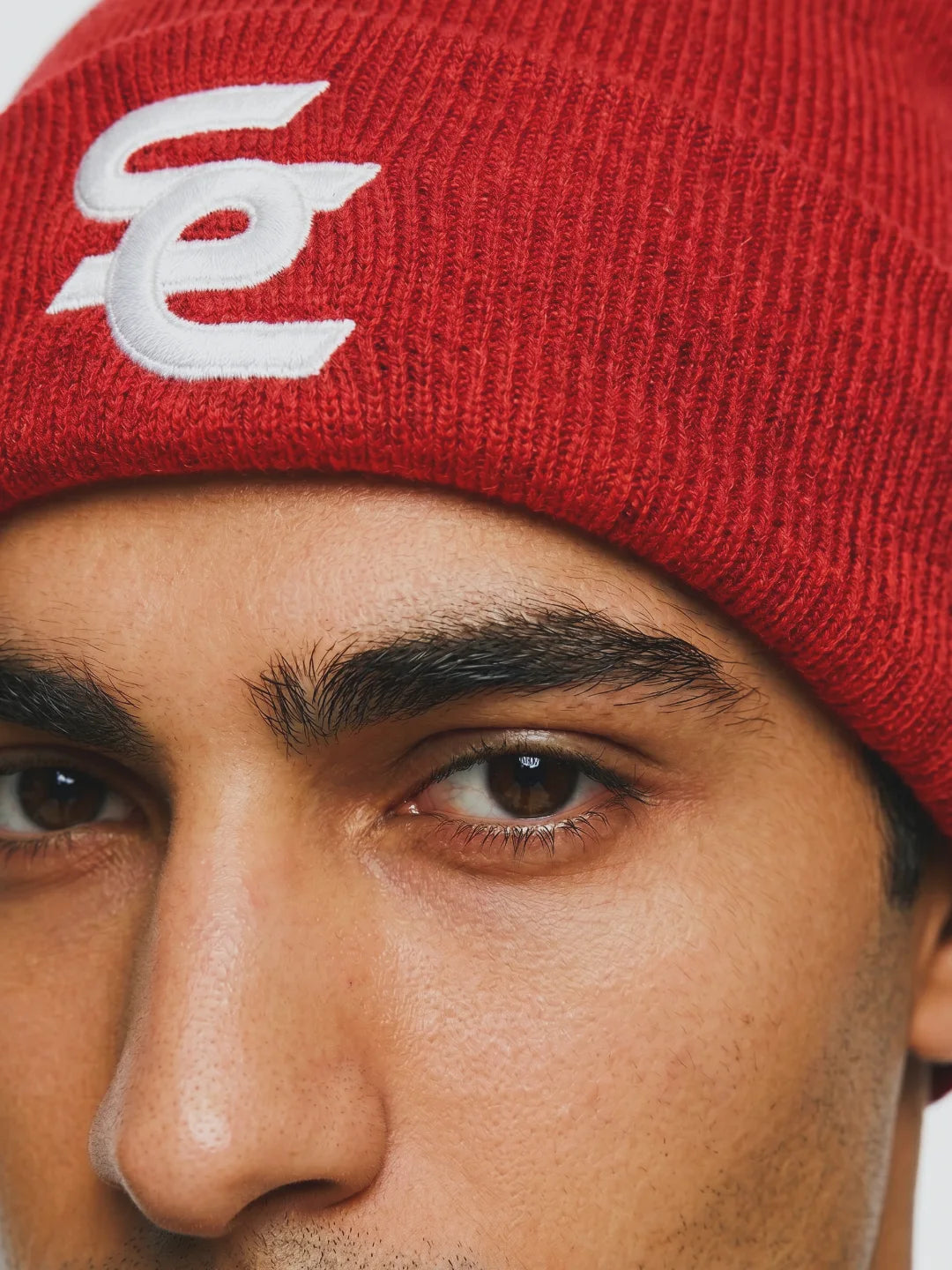 SC Red Monogram Beanie