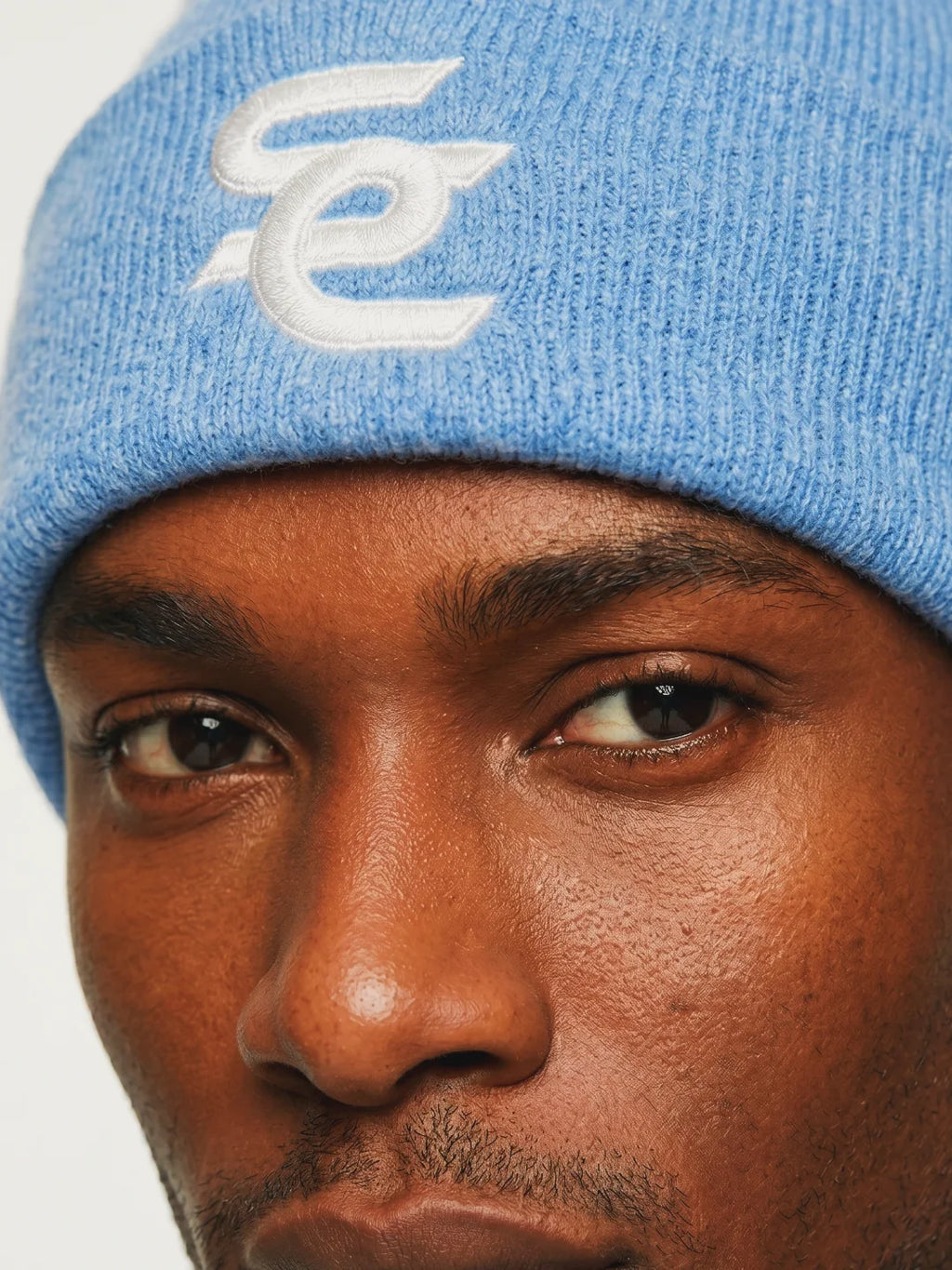SC Blue Monogram Beanie