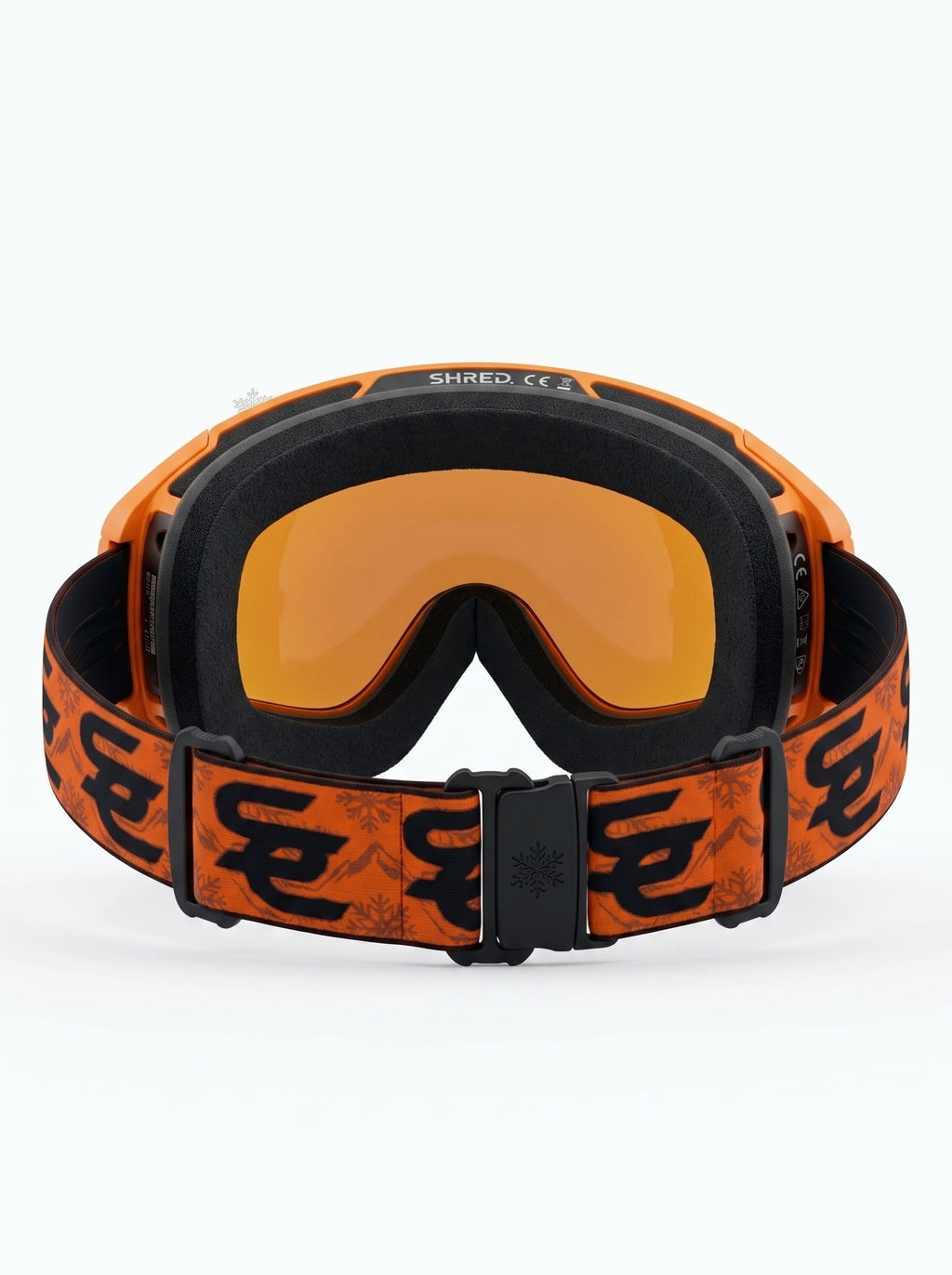 SC Orange Mono Snow Goggles