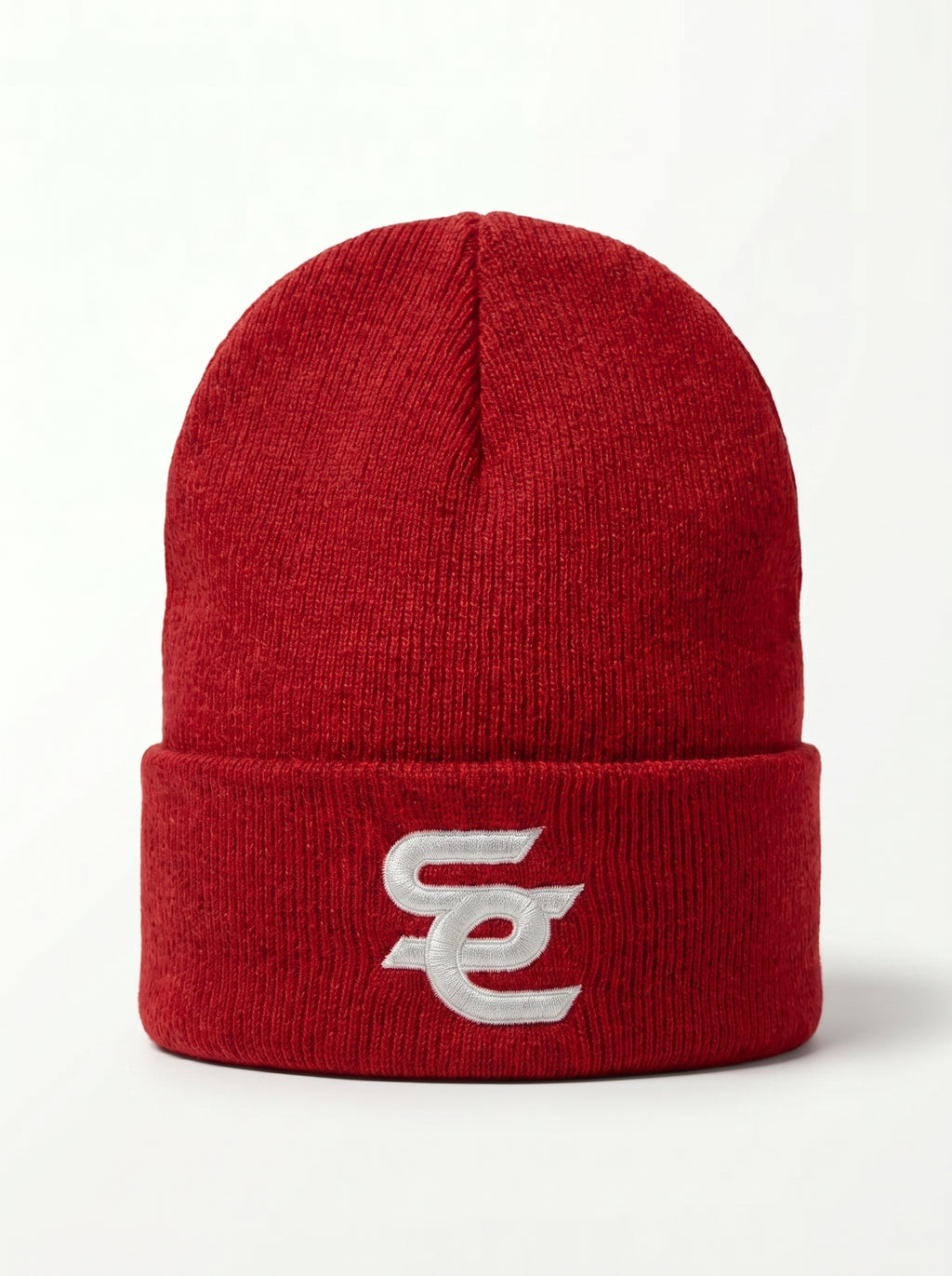 SC Red Monogram Beanie