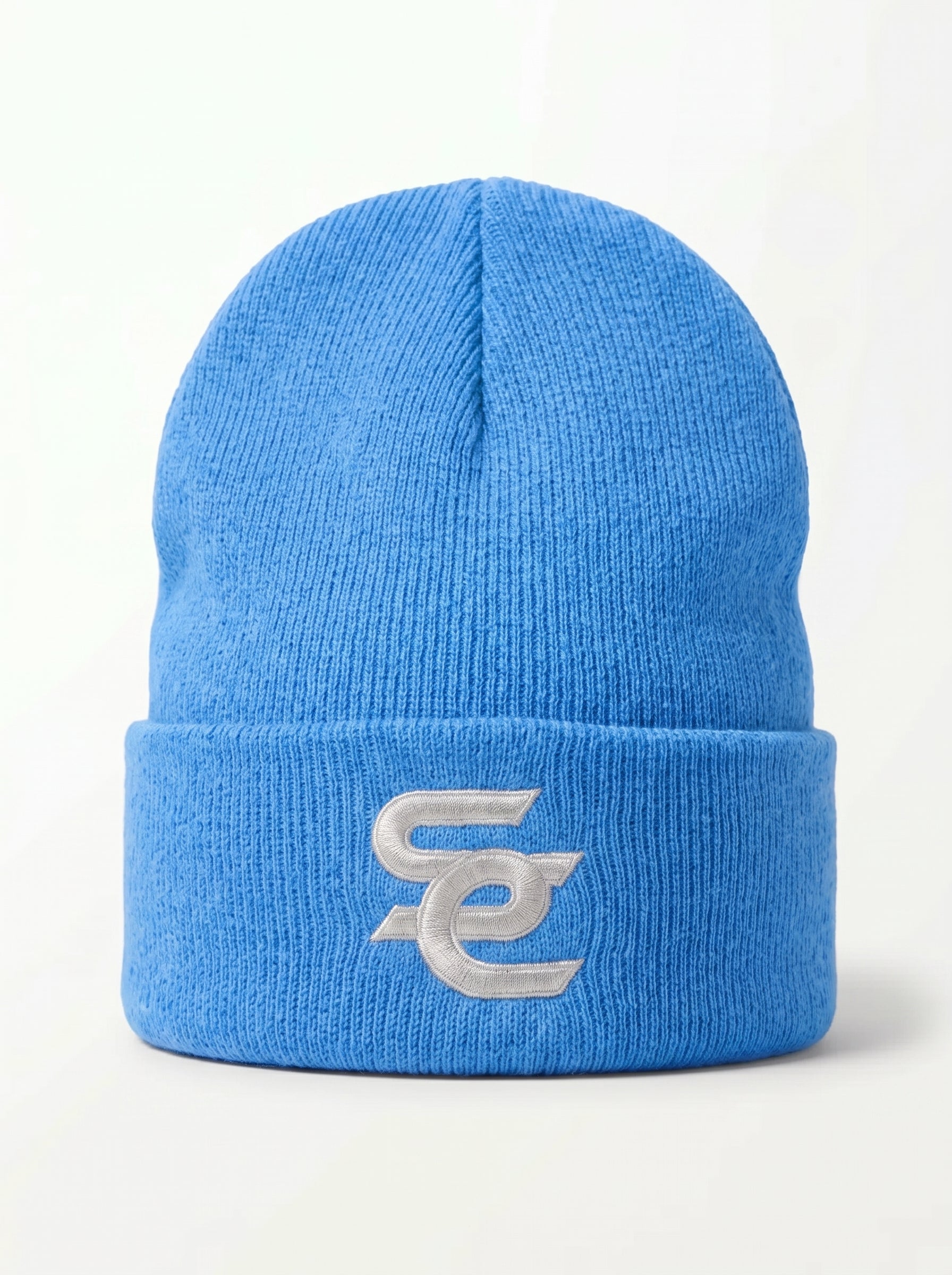 SC Blue Monogram Beanie