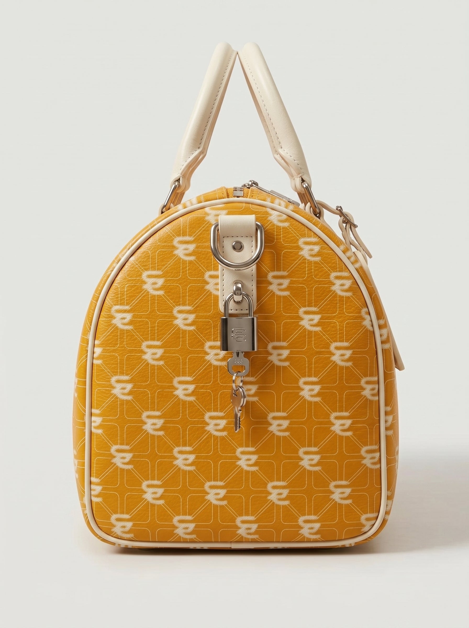 SC Yellow Monogram Travel Bag