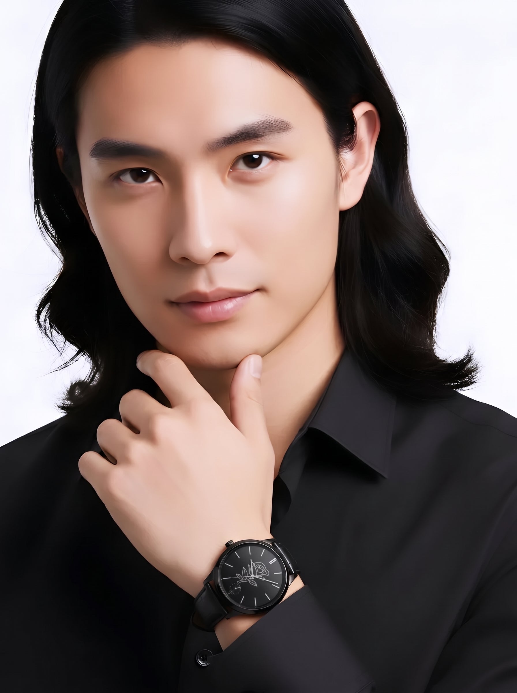 Fetish Black Rose Watch