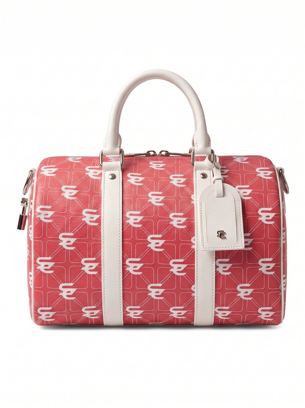 SC Pink Monogram Leather Bag