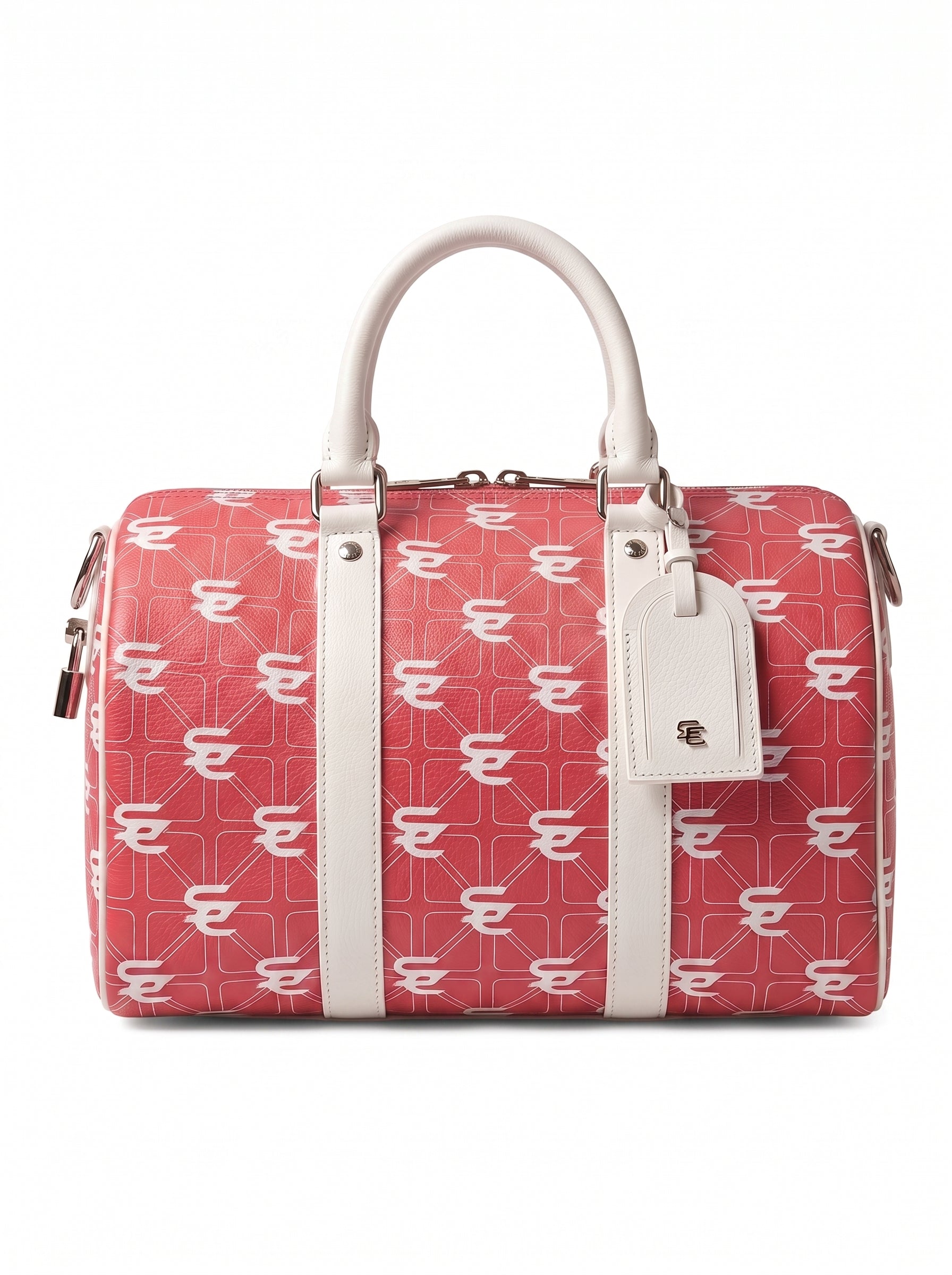 SC Pink Monogram Leather Bag