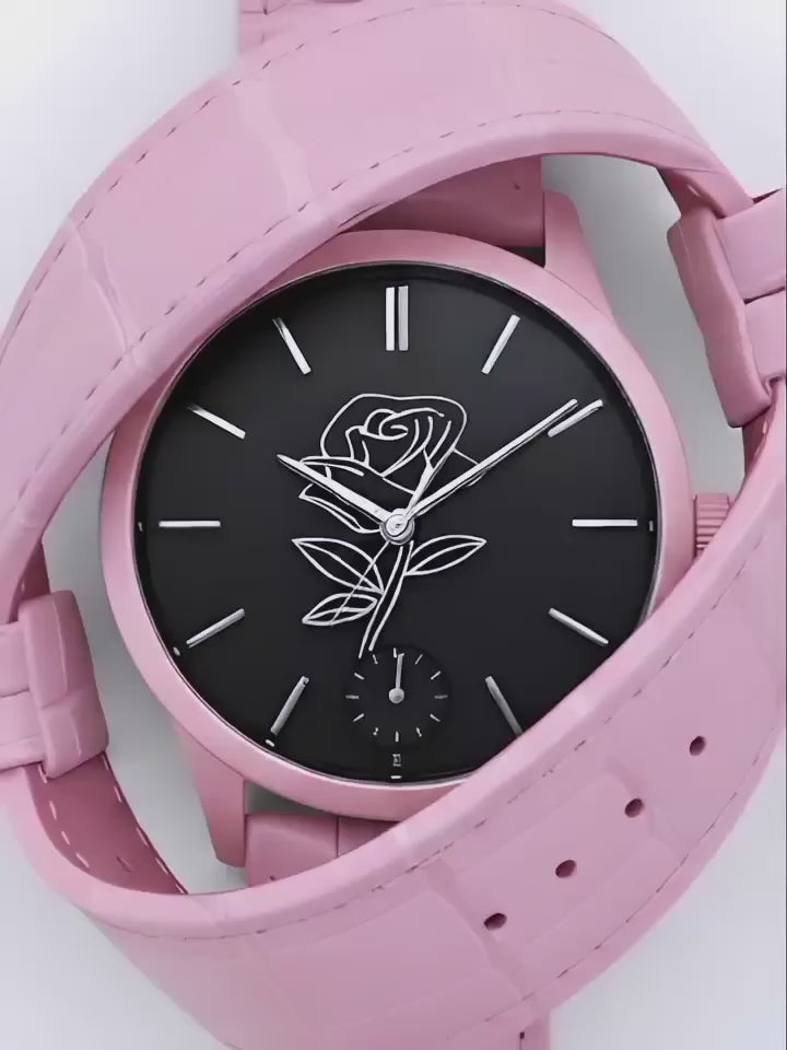 Fetish Pink Rose Watch
