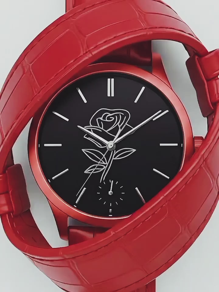 SC Red Rose Watch